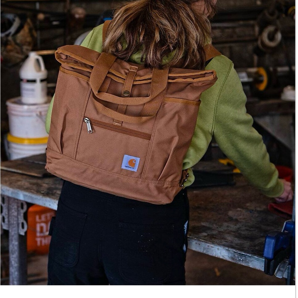 Convertible Backpack Tote Carhartt brown